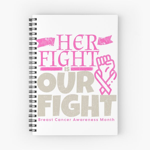 Item preview, Her Fight Is Our Fight T-Shirt – Breast Cancer Awareness Support Tee for Women & Men designed and sold by zigner.