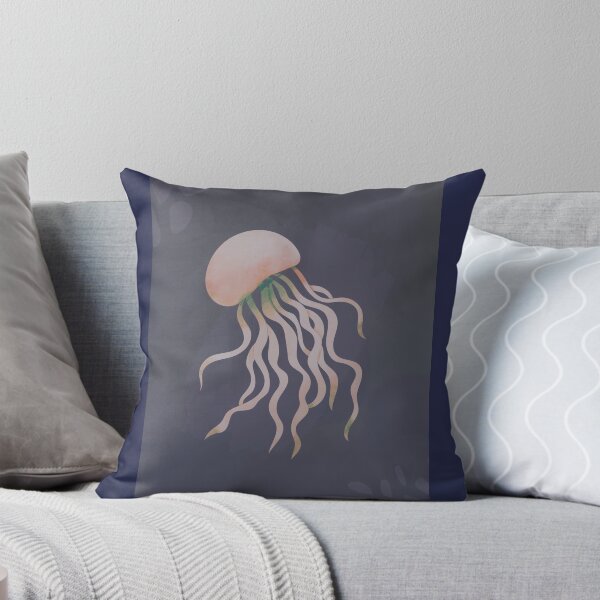 Item preview, Watercolor Jellyfish Art designed and sold by Hibbsxo.