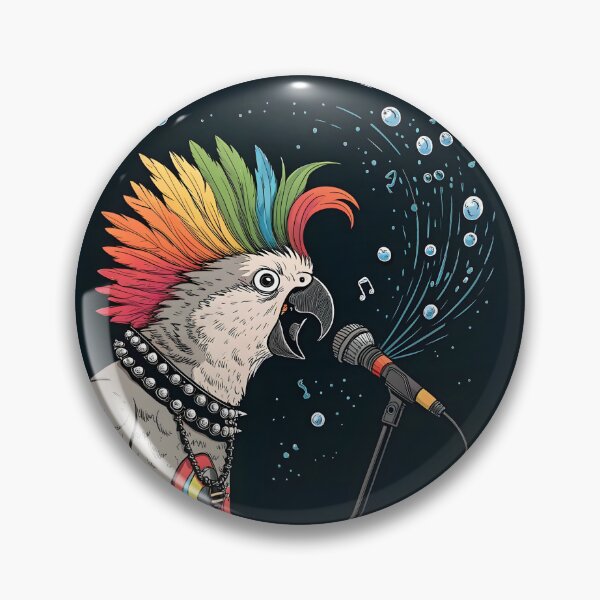Item preview, Punk Rock Parrot designed and sold by Fadi Alyaldani.