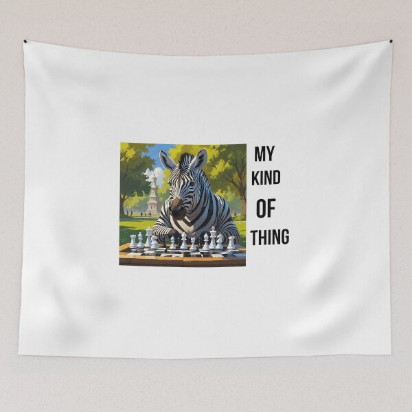 Item preview, Zebra the chessplayer designed and sold by HanBry07.