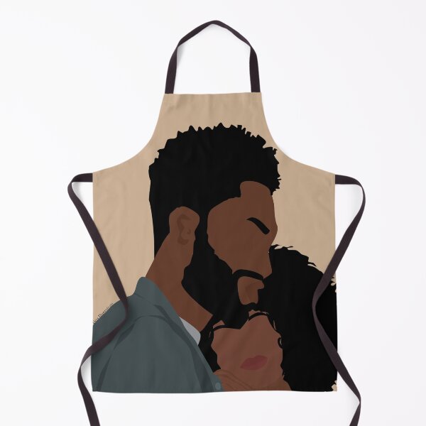 Item preview, Black Couple Hugging Illustration designed and sold by DessIllustrations.