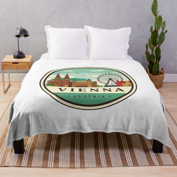 Item preview, Vienna Austria Travel Retro Emblem - Vintage Style Souvenir Design designed and sold by Timegraf.