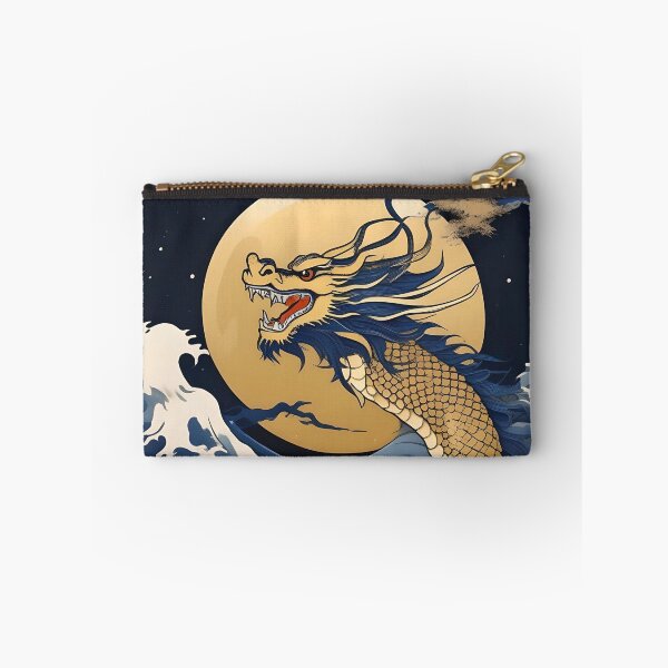 Item preview, Golden Sky Serpent – Vintage Japanese Myth Print designed and sold by Vandy Fullam.