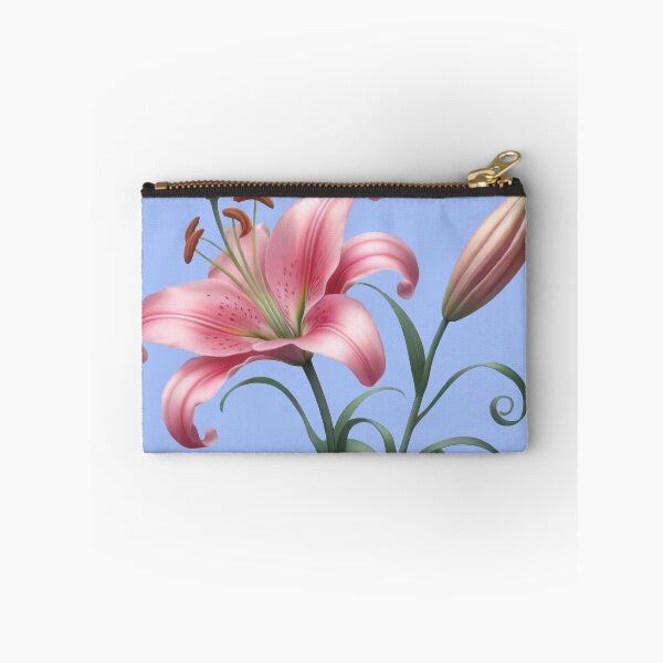 Item preview,  Elegant Pink Stargazer Lily with a Bud designed and sold by IraBum.