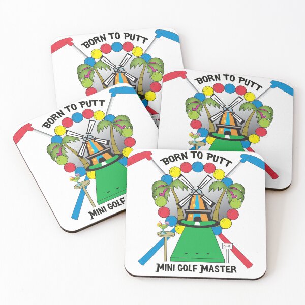 Item preview, Mini Golf Master - Born to Putt designed and sold by Kona Cat Creationz.