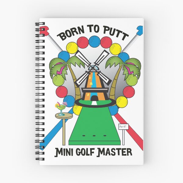 Item preview, Mini Golf Master - Born to Putt designed and sold by Kona Cat Creationz.