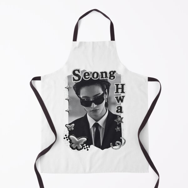 Item preview, Ateez Seong Hwa Kpop Boy Group Black and White Collage Design designed and sold by AJUNICE STUDIO.