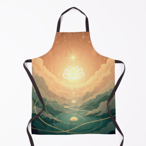 Item preview, Celestial Golden Lotus – Sacred Stillness & Inner Light Celestial Golden Lotus – Sacred Stillness & Inner Light designed and sold by aluzia.design.