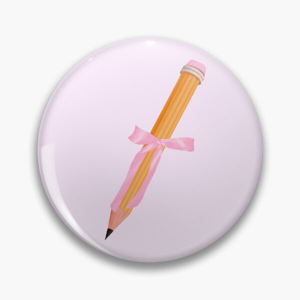 Item preview, Cute Pencil with Pink Bow – Back to School Sticker designed and sold by AlyaCreates.