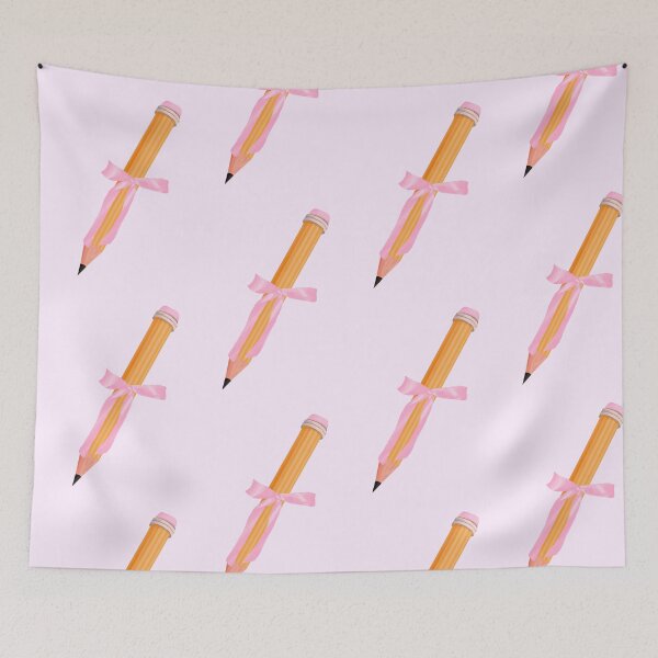 Item preview, Cute Pencil with Pink Bow – Back to School Sticker designed and sold by AlyaCreates.