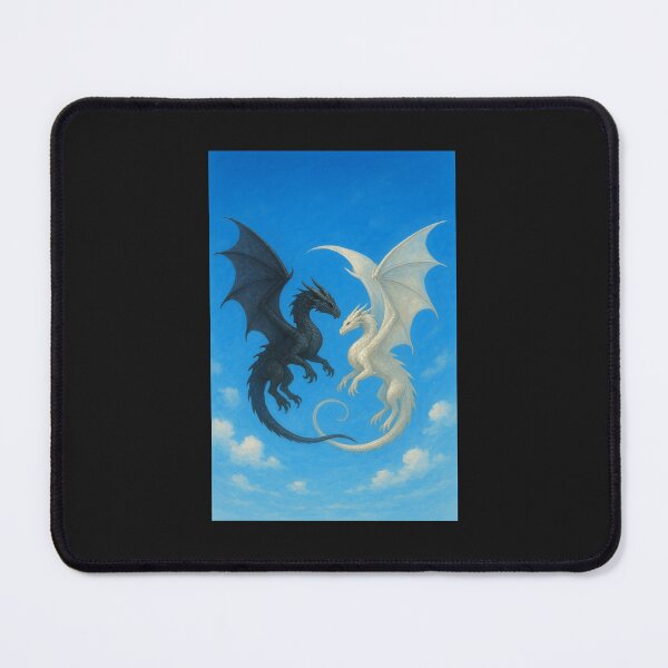 Item preview, Yin Yang Dragons Fantasy Couple designed and sold by ignis-draco.