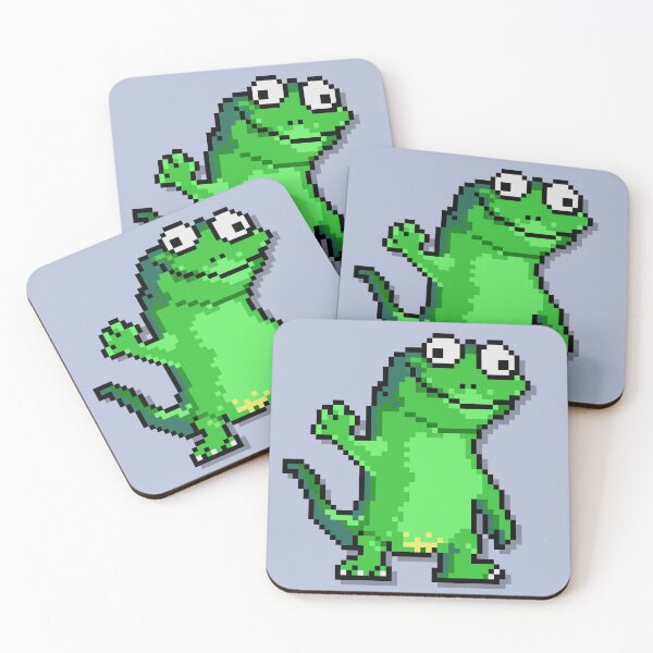 Item preview, Pixel Art Lizard Lizard Meme designed and sold by DUNNDER-DOODLES.