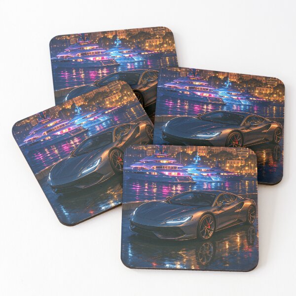 Item preview, Monaco Harbor Nights designed and sold by PosterFuel.