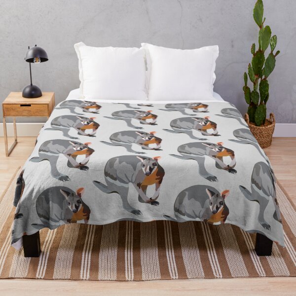 Item preview, D is for Dusky Pademelon, Dusky Pademelon | New Guinea Marsupial Art for Zoo and Animal Lovers designed and sold by PrettylittlepastelUk.