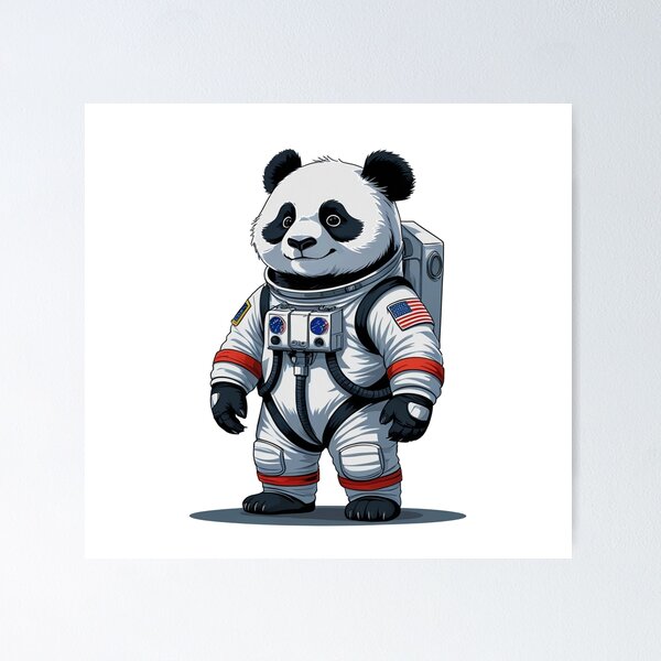 Item preview, Astronaut Panda designed and sold by radiationburn.