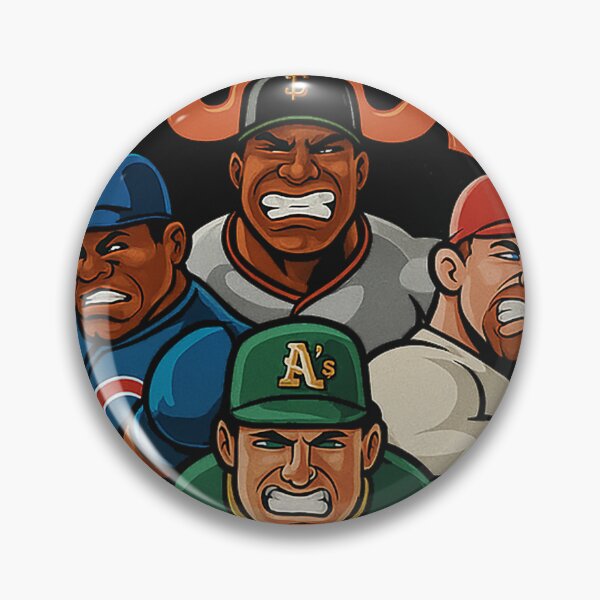 Item preview, 90s Juiced Up Baseball | Home Run | Bonds, Sosa, Canseco, McGwire designed and sold by Clarence & Alabama Designs.