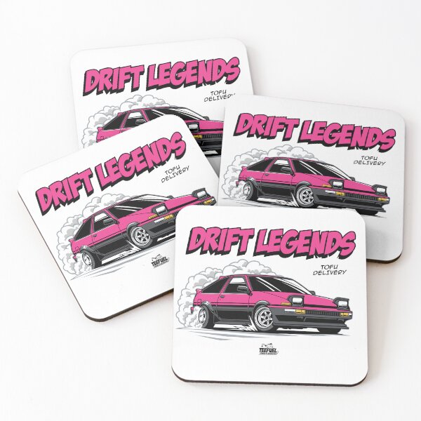 Item preview, AE86 Drift Legends | JDM Drift Car Art | Initial D Inspired Poster designed and sold by TeeFuel.