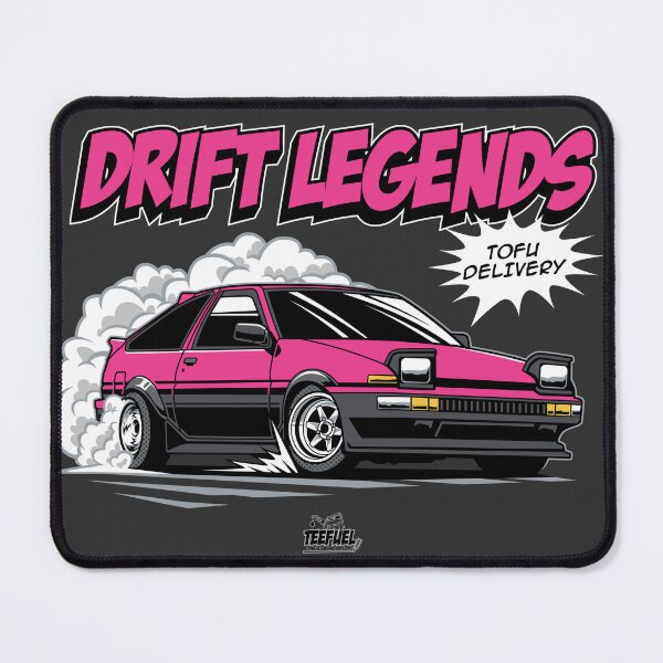 Item preview, AE86 Drift Legends | JDM Drift Car Art | Initial D Inspired Poster designed and sold by TeeFuel.