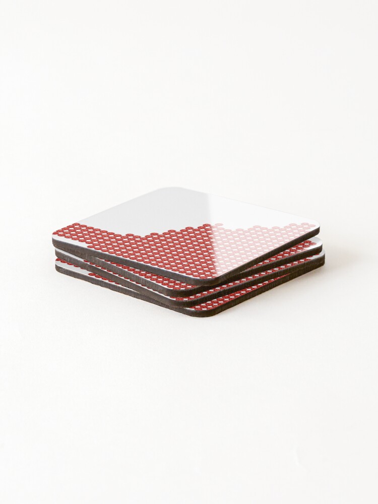 Thumbnail 4 of 5, Coasters (Set of 4), Virginia Red Rhinestone designed and sold by TheIconSmith.