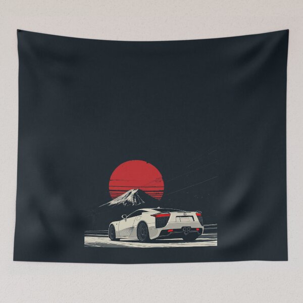 Item preview, Minimalist Mount Fuji Red Sun Artwork designed and sold by Enea Kelo.