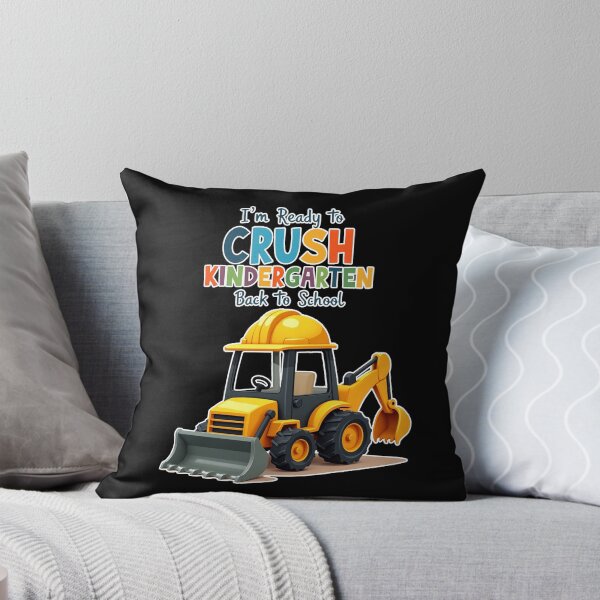 Item preview, I'm Ready to Crush Kindergarten Back to School Excavator designed and sold by ChearshiPrints.