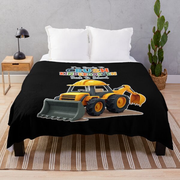Item preview, I'm Ready to Crush Kindergarten Back to School Excavator designed and sold by ChearshiPrints.