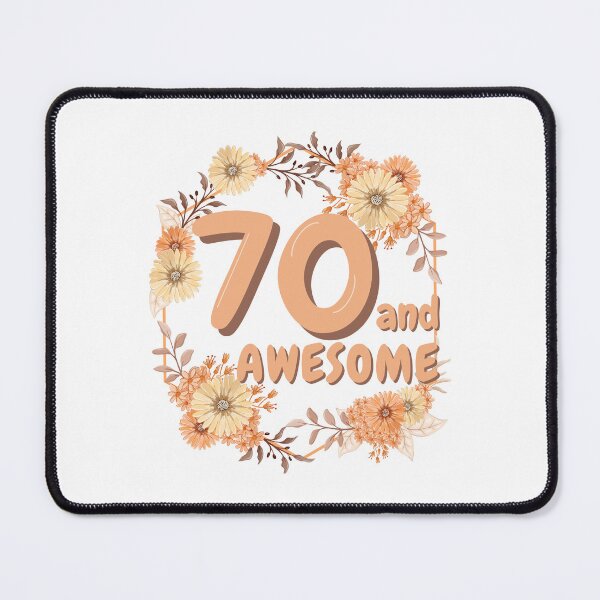Item preview, 70 and awesome, 70th birthday wishes or invitation designed and sold by EMMonovi.