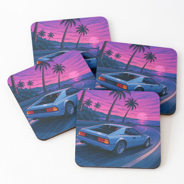 Artikelvorschau, Neon Palm Night Drive entworfen und verkauft von PosterFuel.