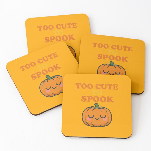 Item preview, Too Cute To Spook Pumpkin designed and sold by ArtComixHaven.
