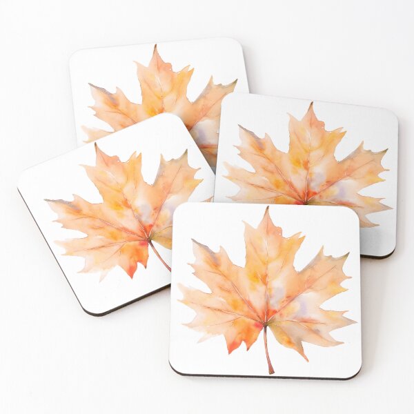 Item preview, Watercolor Autumn Maple Leaf designed and sold by LunariaBloom.