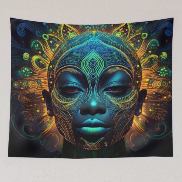 Item preview, Neon Modern African Abstract Art designed and sold by Outlet Raloel.