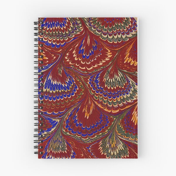 Item preview, Vintage Marbled Decorative Paper: Traditional Bookbinding Endpaper Design designed and sold by PinUpPizzazz.