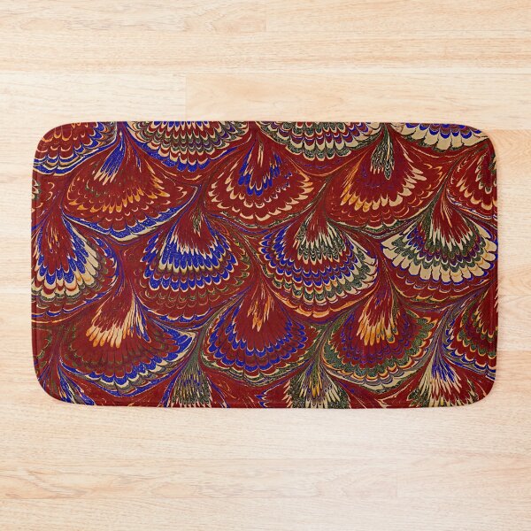 Item preview, Vintage Marbled Decorative Paper: Traditional Bookbinding Endpaper Design designed and sold by PinUpPizzazz.
