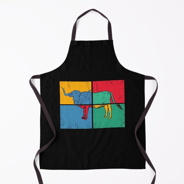 Item preview, Artistic Longhorn Cow Lover Men Colorful Longhorn Cow designed and sold by DSWShirts.