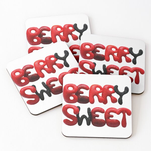 Item preview, Berry Sweet – Strawberry & Blackberry Typography Cute Fruit Lover Design designed and sold by beerkee.