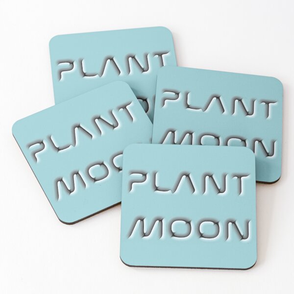Item preview, Typography of Serene Plant Moon  designed and sold by cremedecolor.