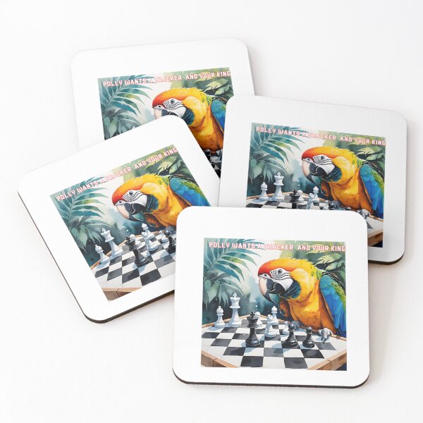 Item preview, Polly the Parrot playing chess designed and sold by HanBry07.