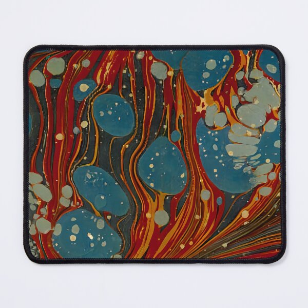 Item preview, Vintage Marbled Decorative Paper: Traditional Bookbinding Endpaper Design designed and sold by PinUpPizzazz.