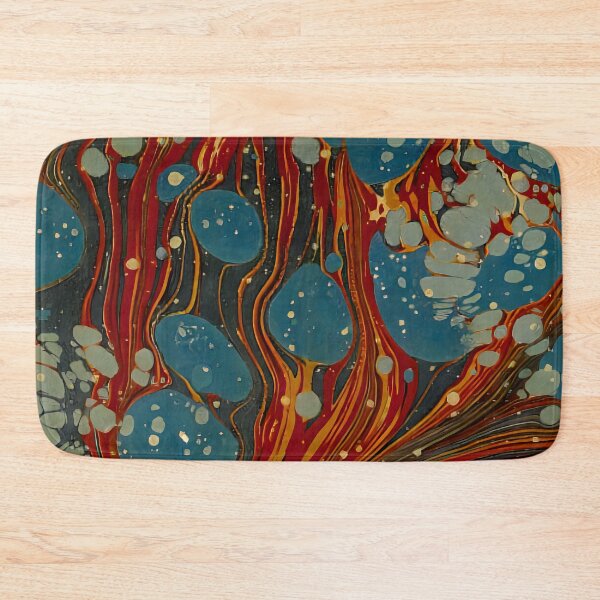 Item preview, Vintage Marbled Decorative Paper: Traditional Bookbinding Endpaper Design designed and sold by PinUpPizzazz.