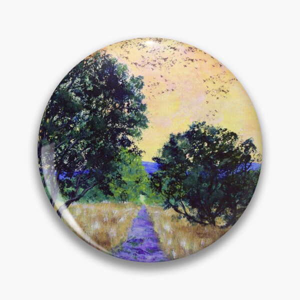 Item preview, Murmuration Over the Purple Road designed and sold by BreezyZen.