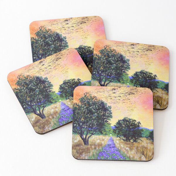 Item preview, Murmuration Over the Purple Road designed and sold by BreezyZen.