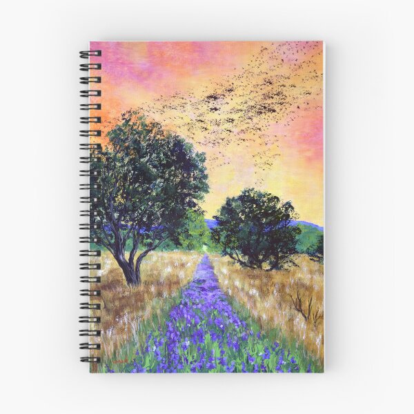 Item preview, Murmuration Over the Purple Road designed and sold by BreezyZen.