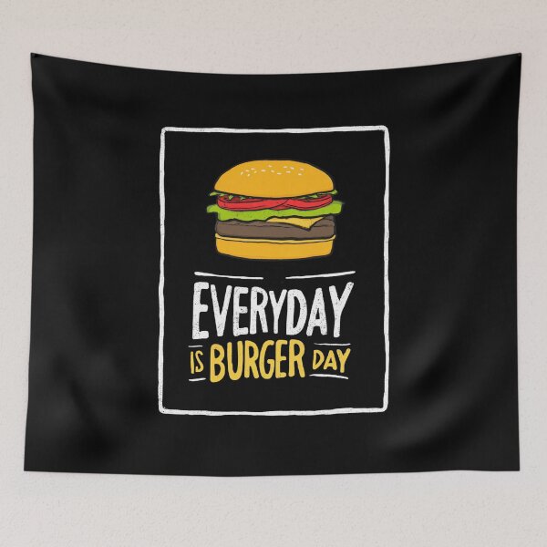 Item preview, Everyday is Burger Day  designed and sold by StudioRedKoala.