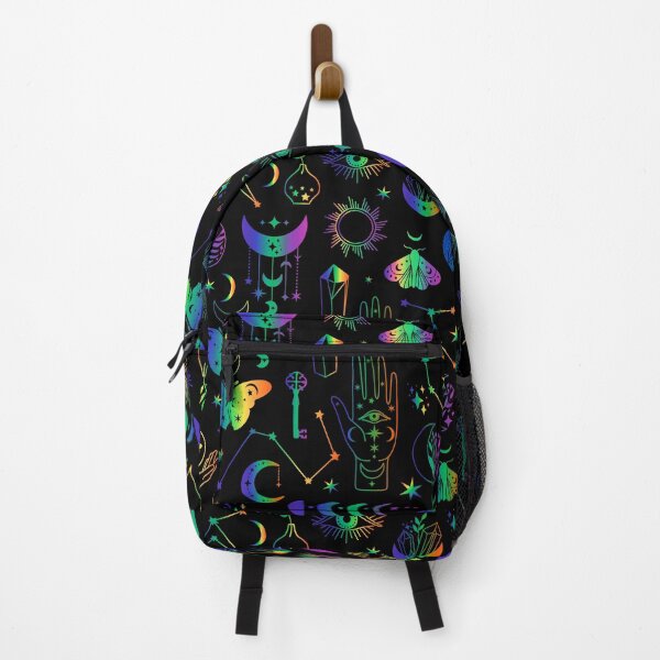 Item preview, UV Blacklight Glow in the Dark Black Magic Witchcraft Pattern designed and sold by FestDrip.