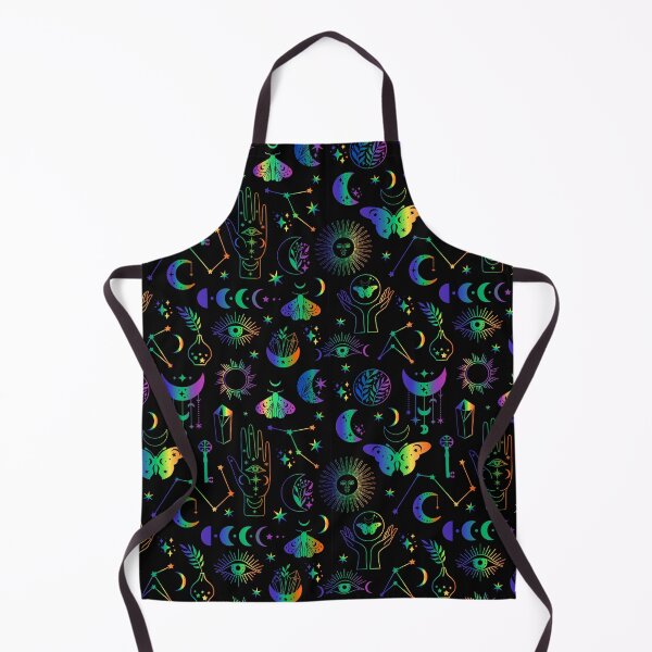 Item preview, UV Blacklight Glow in the Dark Black Magic Witchcraft Pattern designed and sold by FestDrip.