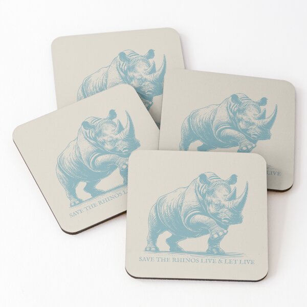 Item preview,  Rhino :Save the Rhino, Live and let Live designed and sold by AfricaSkyBlue.