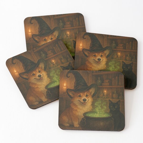 Item preview, Corgi: Witch dog! designed and sold by Green Seeker.