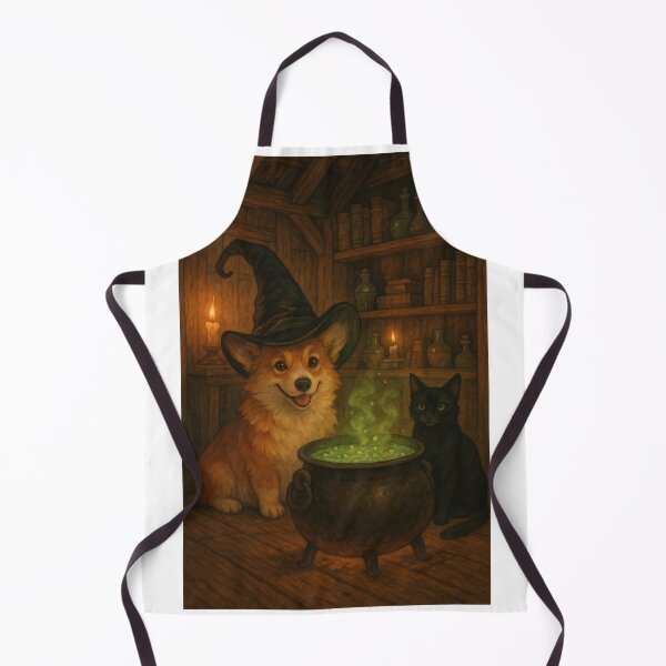 Item preview, Corgi: Witch dog! designed and sold by Green Seeker.