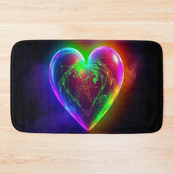 Item preview, Neon Painted Heart designed and sold by Toxi Nostalgia .