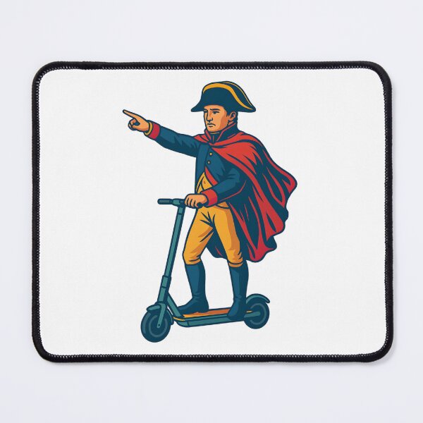 Item preview, Napoleon on an Electric Scooter – Modern Conqueror designed and sold by DanielULaN Artworks.